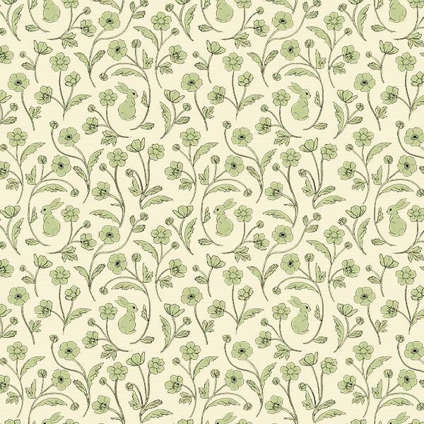 Fabric Michael Miller Vanilla Blossom Hop Once Upon a Dream by the Quarter Yard 12968-VANI