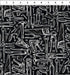 Fabric In The Beginning Black Tools Sketchbook Prints by the Quarter Yard 12SK-1