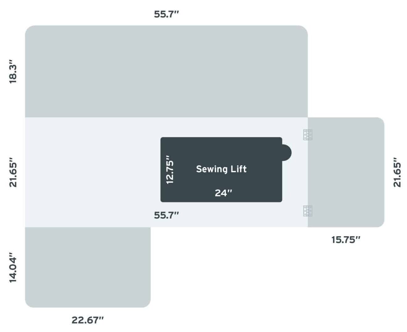 Arrow Sewing Christa Sewing Cabinet