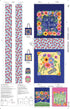 Fabric Benartex Multi Tote Plant Kindness Quilt Panel 15306D-99