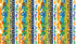 Fabric Benartex Multi Dino Stripe Dino Friends by the Quarter Yard 15402-99