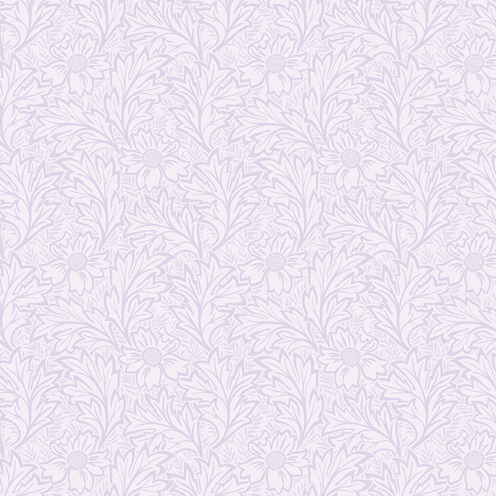 Fabric Benartex Light Lilac Wildflower Leaves All About Seasons Spring by the Quarter Yard 16855P-06