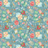 Fabric Benartex Teal Love is the Thread Love and Stitches by the Quarter Yard 16895-84