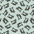 Fabric Benartex Light Teal Sewing with Daisy Love and Stitches by the Quarter Yard 16896-80