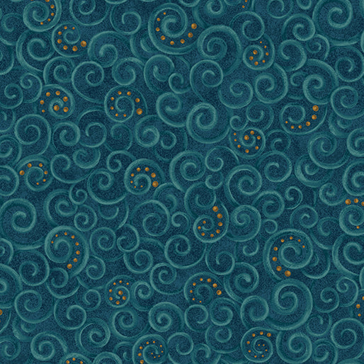 Fabric Benartex Midnight Motion 12 Days of Christmas by the Quarter Yard 17275-11