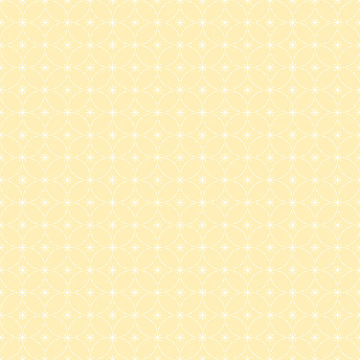 Fabric Benartex Buttercup Orange Blossom Garden Threads by the Quarter Yard 17307-30