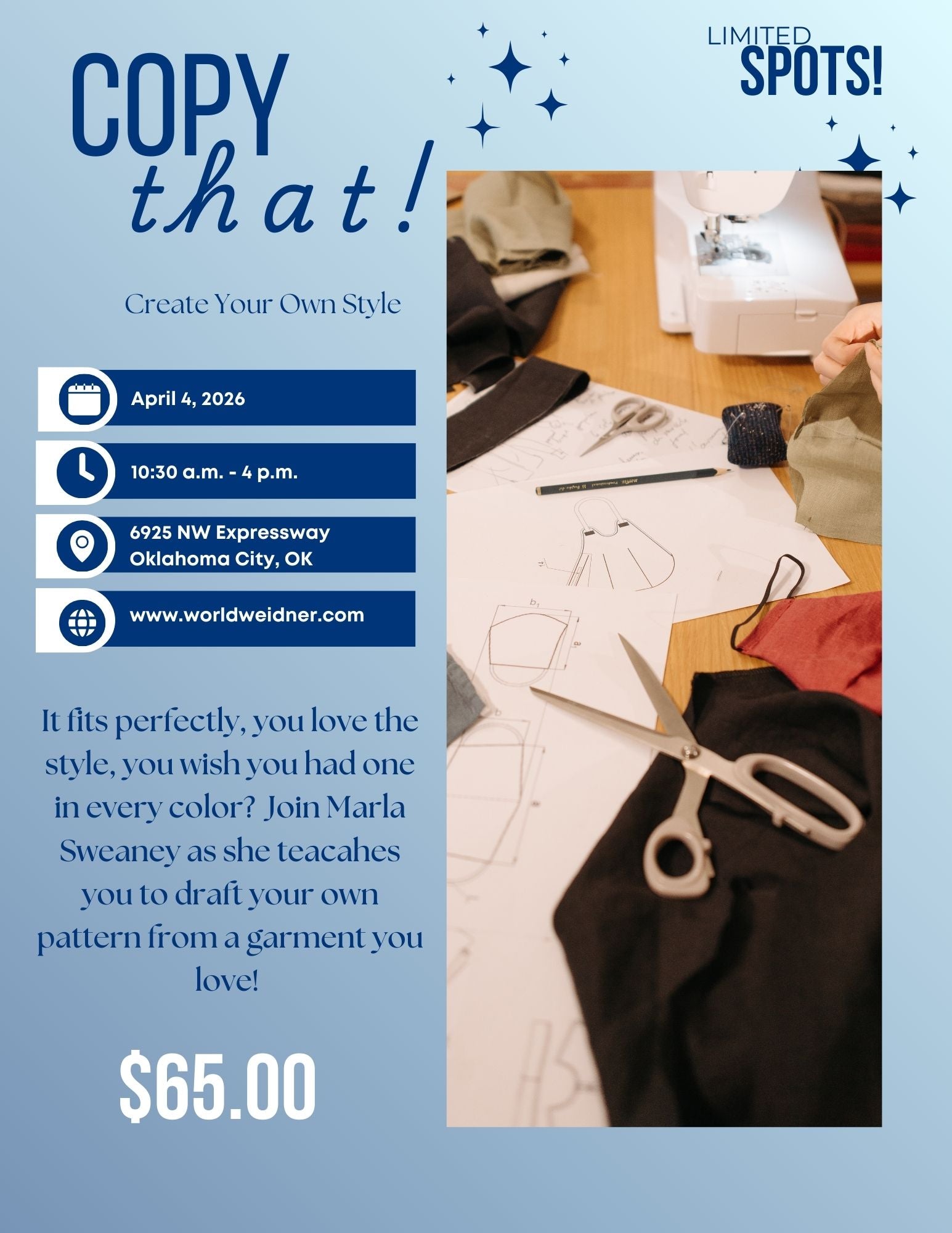 Copy That! Class 4/4/2026