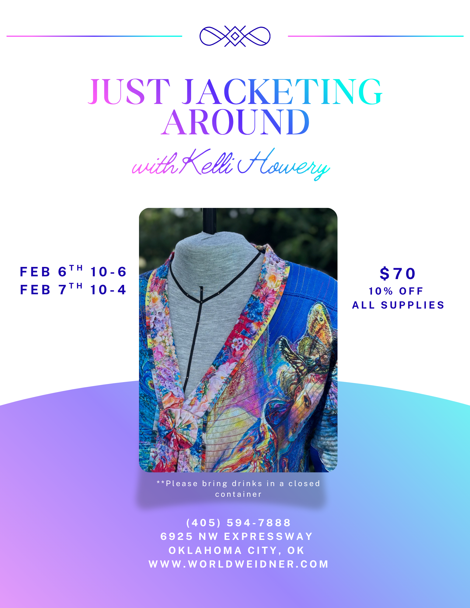 Just Jacketing Around Class 2/6-7/26