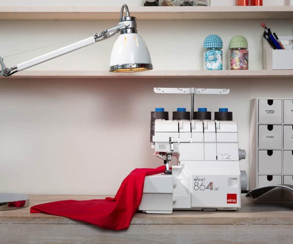 elna eXtend 864 Air Threading Serger Machine with Bonus