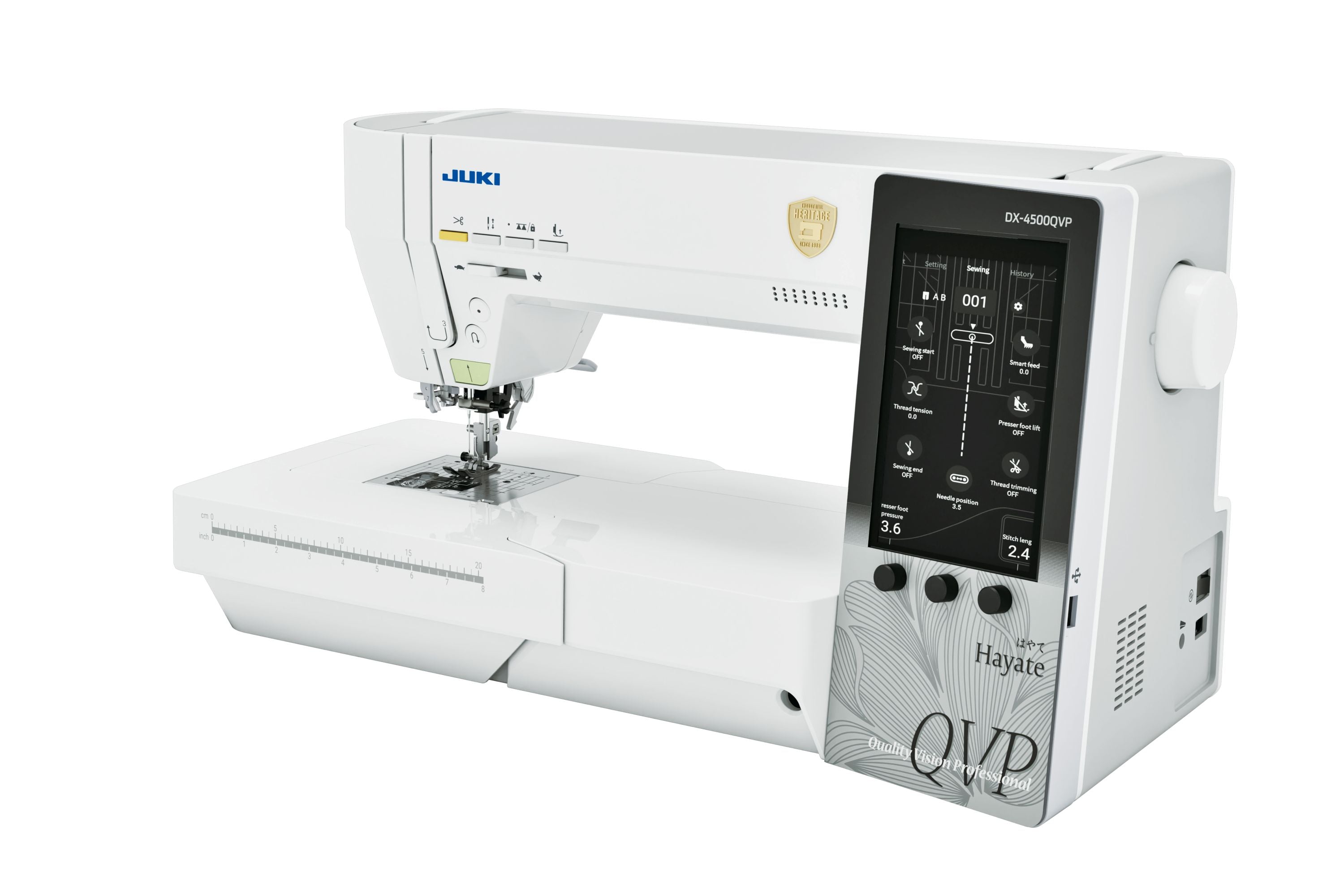 JUKI Hayate DX-4500QVP Sewing and Quilting Machine