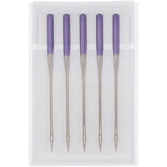Janome 202122001 5pk Purple Tip Machine Needles