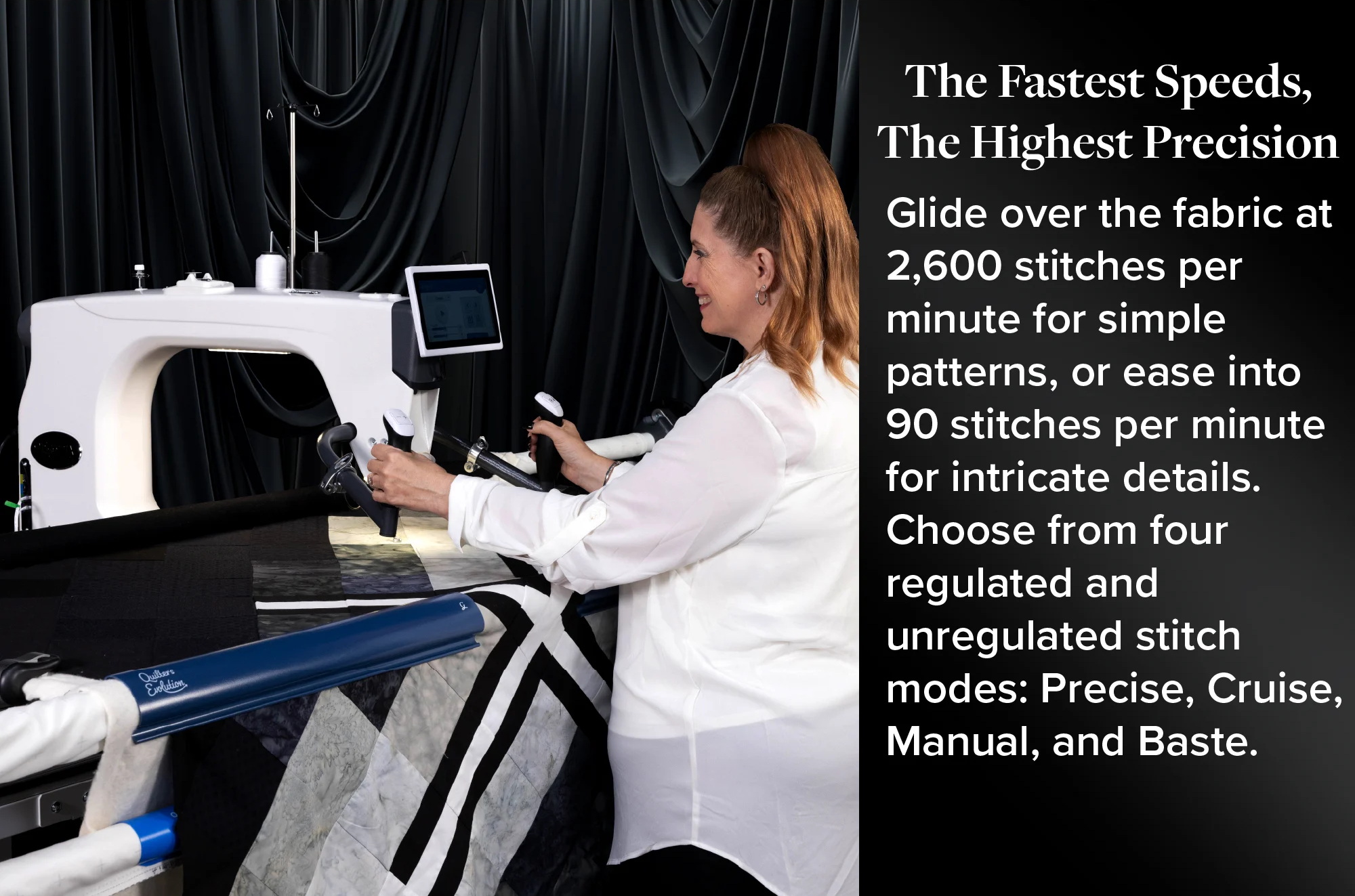 Grace Company Q'Nique 21X Elite Longarm Quilting Machine