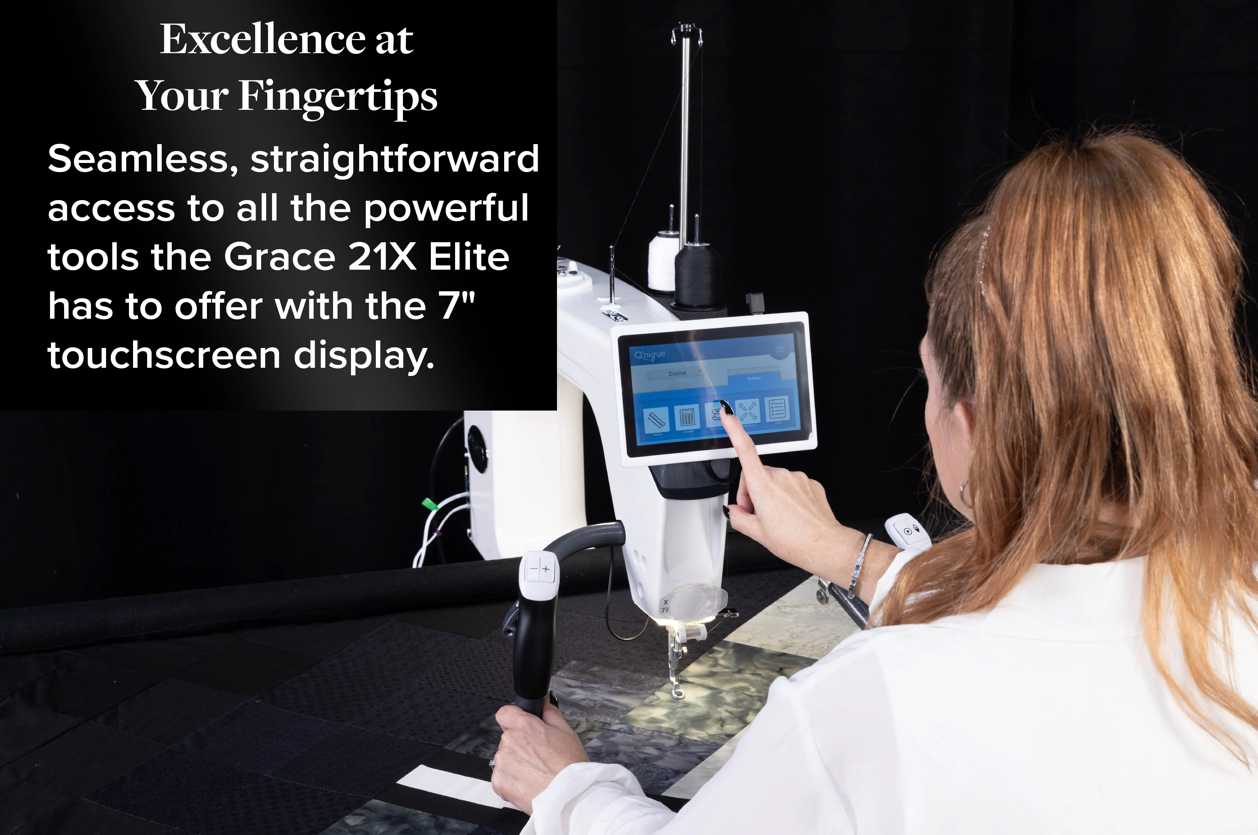 Grace Company Q'Nique 21X Elite Longarm Quilting Machine