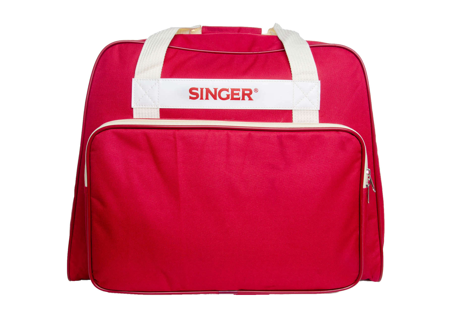 Singer Universal Canvas Sewing Machine Carrying Tote Bag red