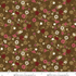 Fabric Henry Glass Brown Stylized Daisy Cinnamon Stick by the Quarter Yard 2547-33