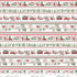 Fabric Henry Glass Multi Novelty Truck Stripe Tailgate Traditions by the Quarter Yard 2574-86
