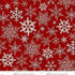 Fabric Henry Glass Red 3D Snowflake Tailgate Traditions by the Quarter Yard 2578-88