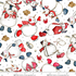Fabric Henry Glass Multi Tossed Snowmen Snow Folks by the Quarter Yard 2700-08