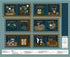 Fabric Henry Glass Navy Under the Night Sky Little Readers 12 Quilt Panel 2723BP-77