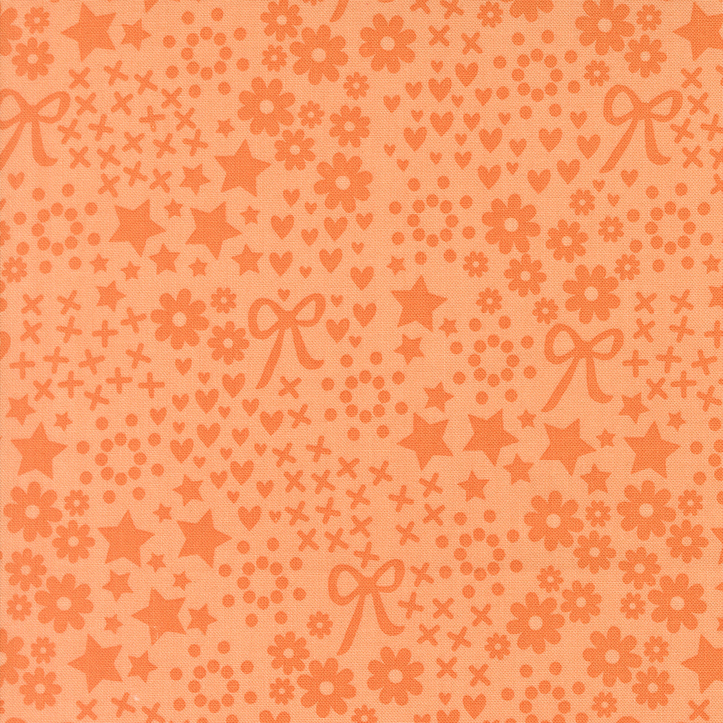 Fabric Moda Cantaloupe Doodles Maker's Delight by the Quarter Yard 28100-20