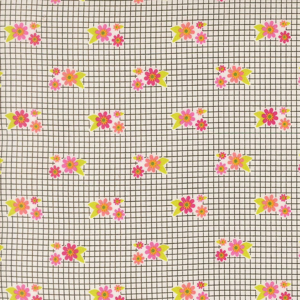Fabric Moda White Tiny Floral Maker's Delight by the Quarter Yard 28102-11