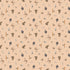Fabric Northcott Peach Multi Tossed Animals Tanglewood by the Quarter Yard 29283-53