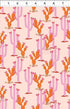 Fabric In The Beginning Multi Heart Cactus Go Cowgirl! by the Quarter Yard 2GC-1