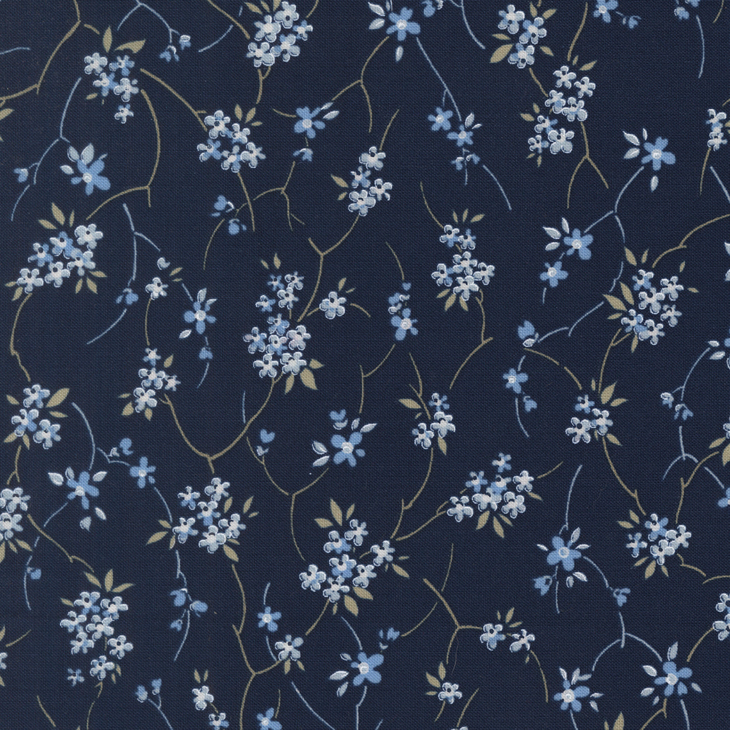 Fabric Moda Nightfall Meadowsweet Blossom Jubilee by the Quarter Yard 3092-16