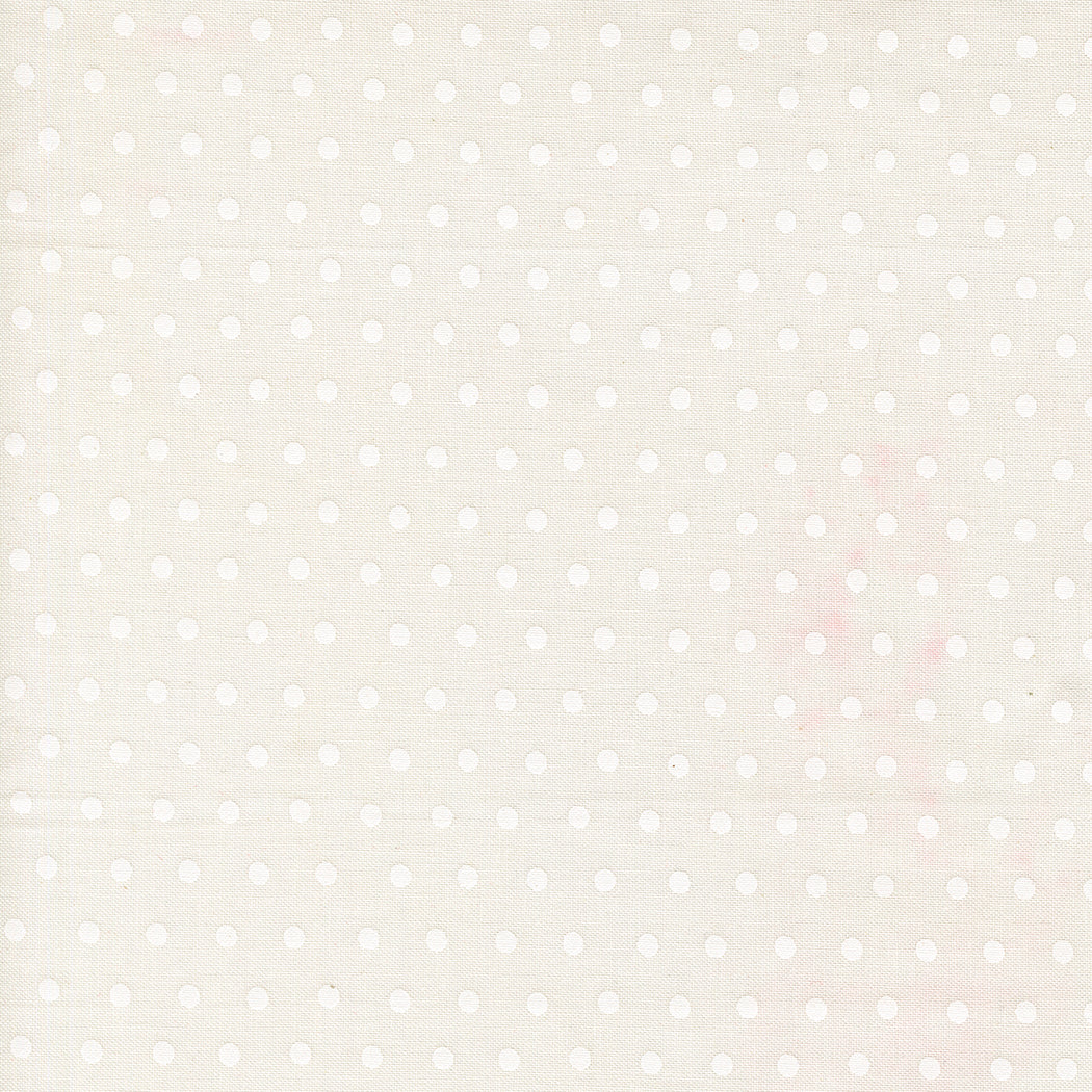 Fabric Moda Cloud White Dottie Dots Blossom Jubilee by the Quarter Yard 3096-31