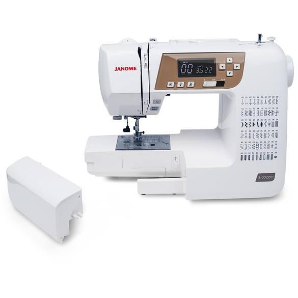 image of the Janome 3160QDC-T Computer Sewing Machine with the door removed