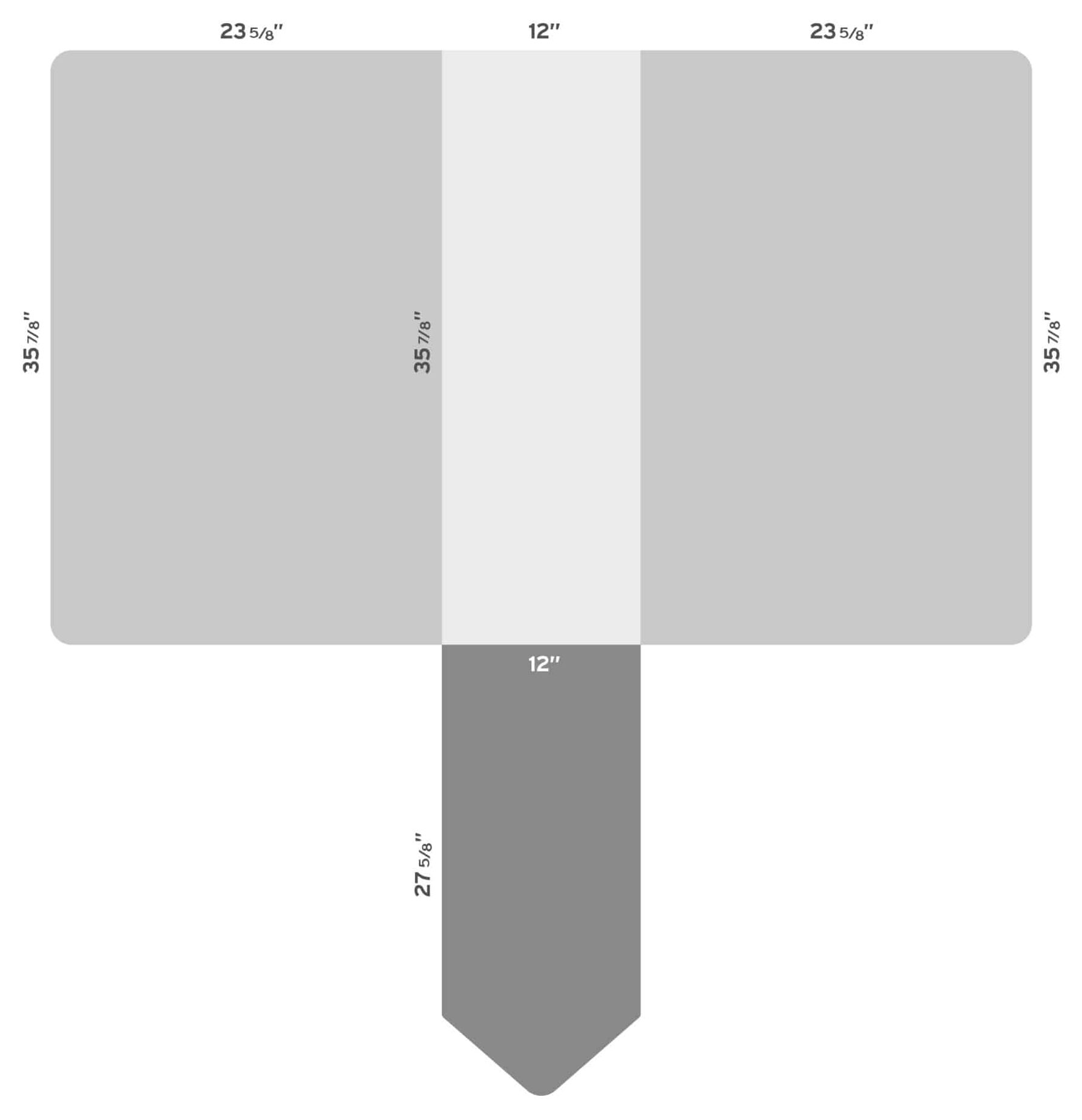 Arrow Sewing Millie Folding Cutting Table with Ironing Board