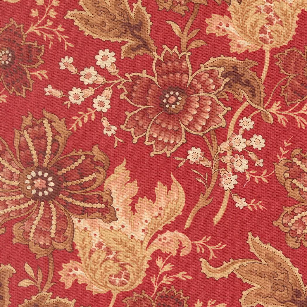 Fabric Moda Rouge Primvere Le Jardin Rouge by the Quarter Yard 36150-11