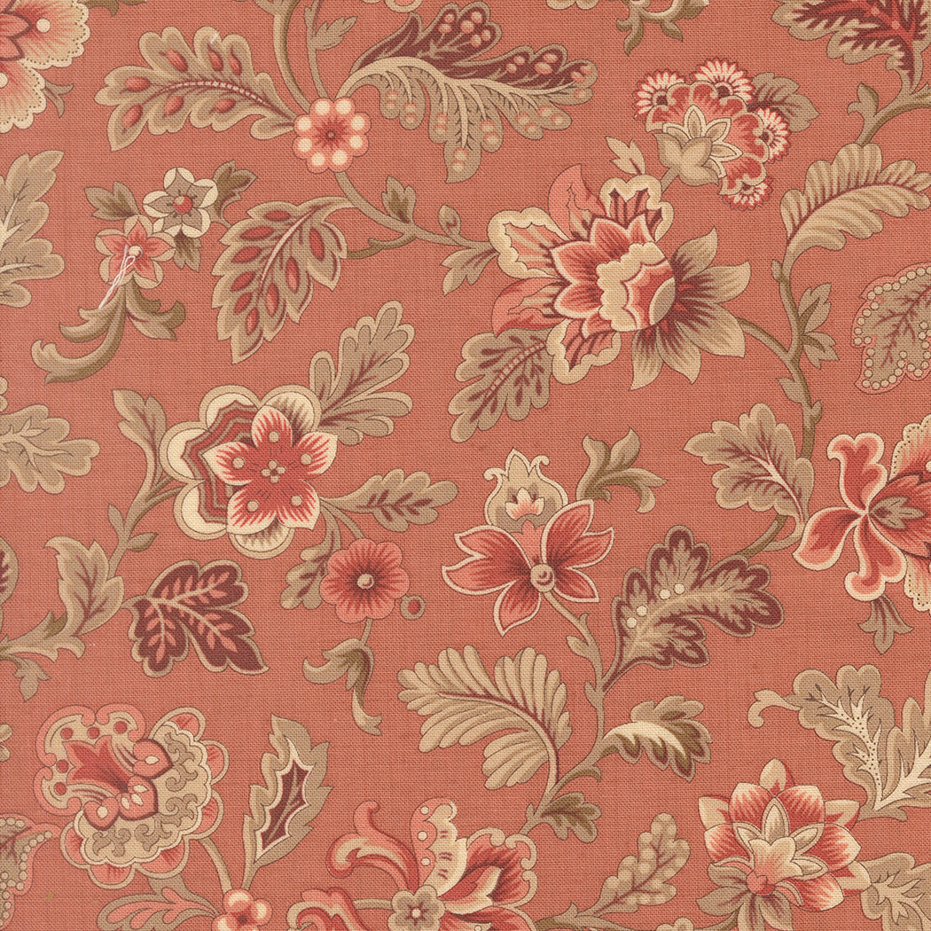 Fabric Moda Clay Tournesal Le Jardin Rouge by the Quarter Yard 36152-12