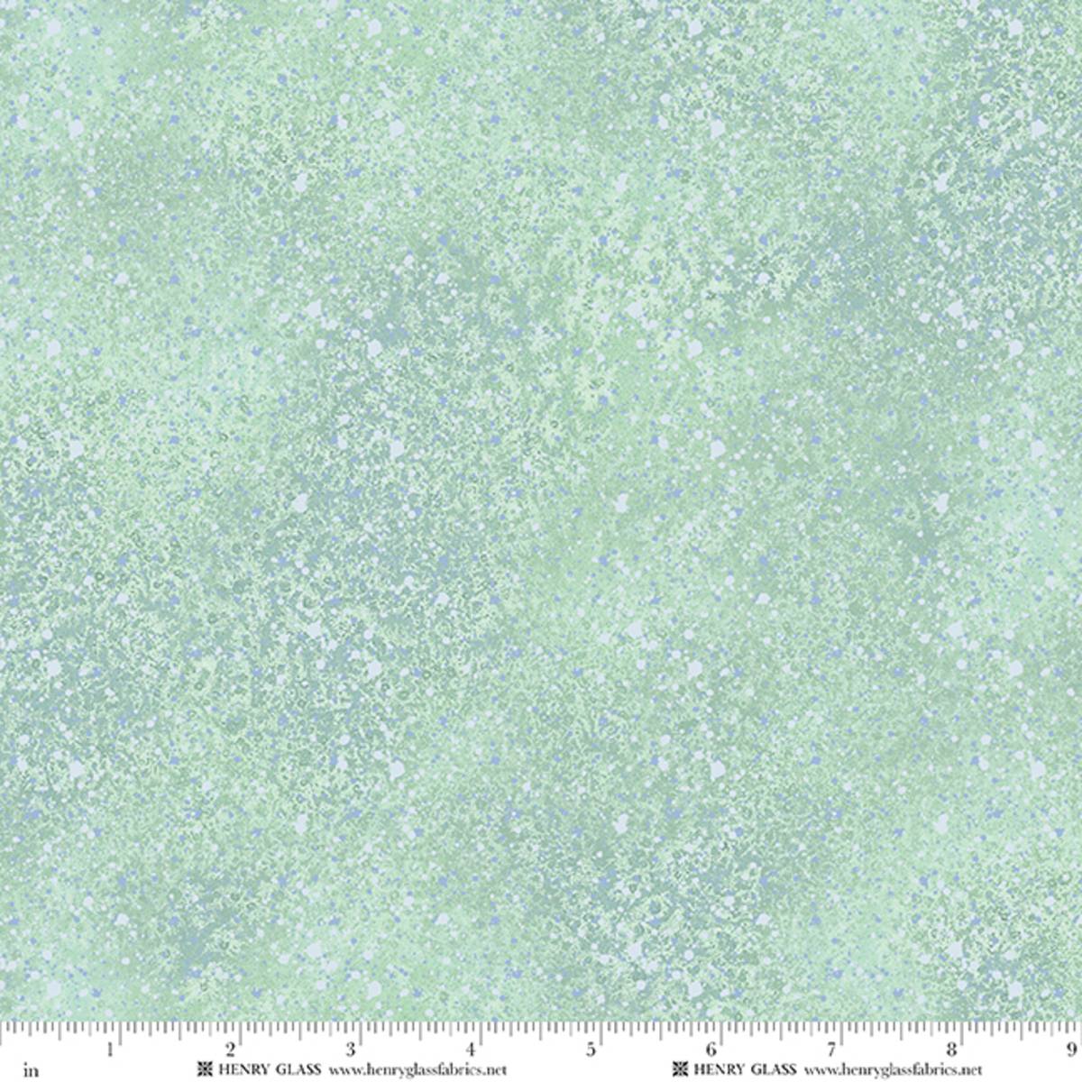 Fabric Henry Glass Winter Green Crystal Frost Texture Beyond the Pines by the Quarter Yard 3685-16