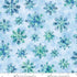 Fabric Henry Glass Medium Blue Snowflakes Beyond the Pines by the Quarter Yard 3686-70