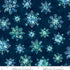 Fabric Henry Glass Midnight Blue Snowflakes Beyond the Pines by the Quarter Yard 3686-77