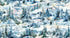 Fabric Henry Glass Blue Spruce Multi Pine Tree Scenic Large Beyond the Pines by the Quarter Yard 3688-76