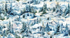 Fabric Henry Glass Blue Spruce Multi Pine Tree Scenic in Minky Beyond the Pines by the Quarter Yard 3692MK-76
