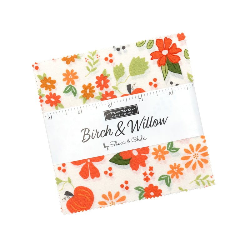 Fabric Moda Precuts Birch and Willow 5" Charm Pack 37720PP