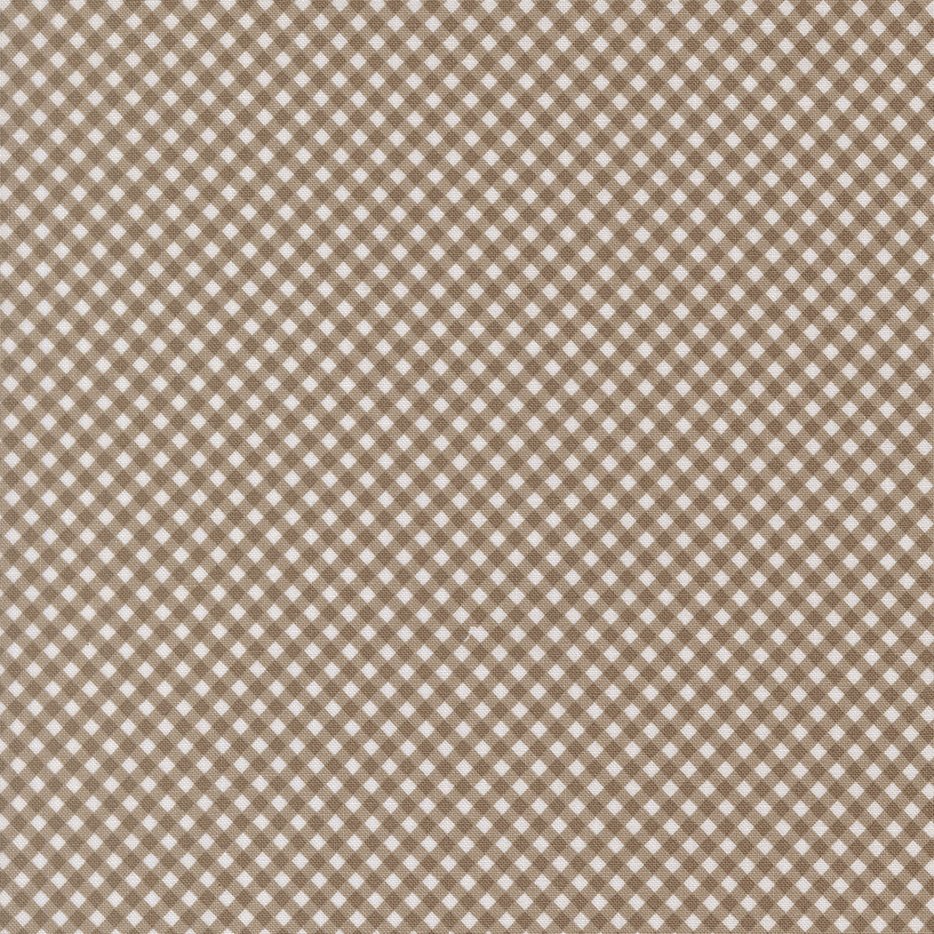 Fabric Moda Pumpkin Gingham Birch and Willow by the Quarter Yard 37726-16