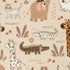 Fabric Moda Pearl Safari Animals Wildly Cute Safari by the Quarter Yard 39080-11