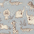 Fabric Moda Sky Safari Contours Wildly Cute Safari by the Quarter Yard 39082-13