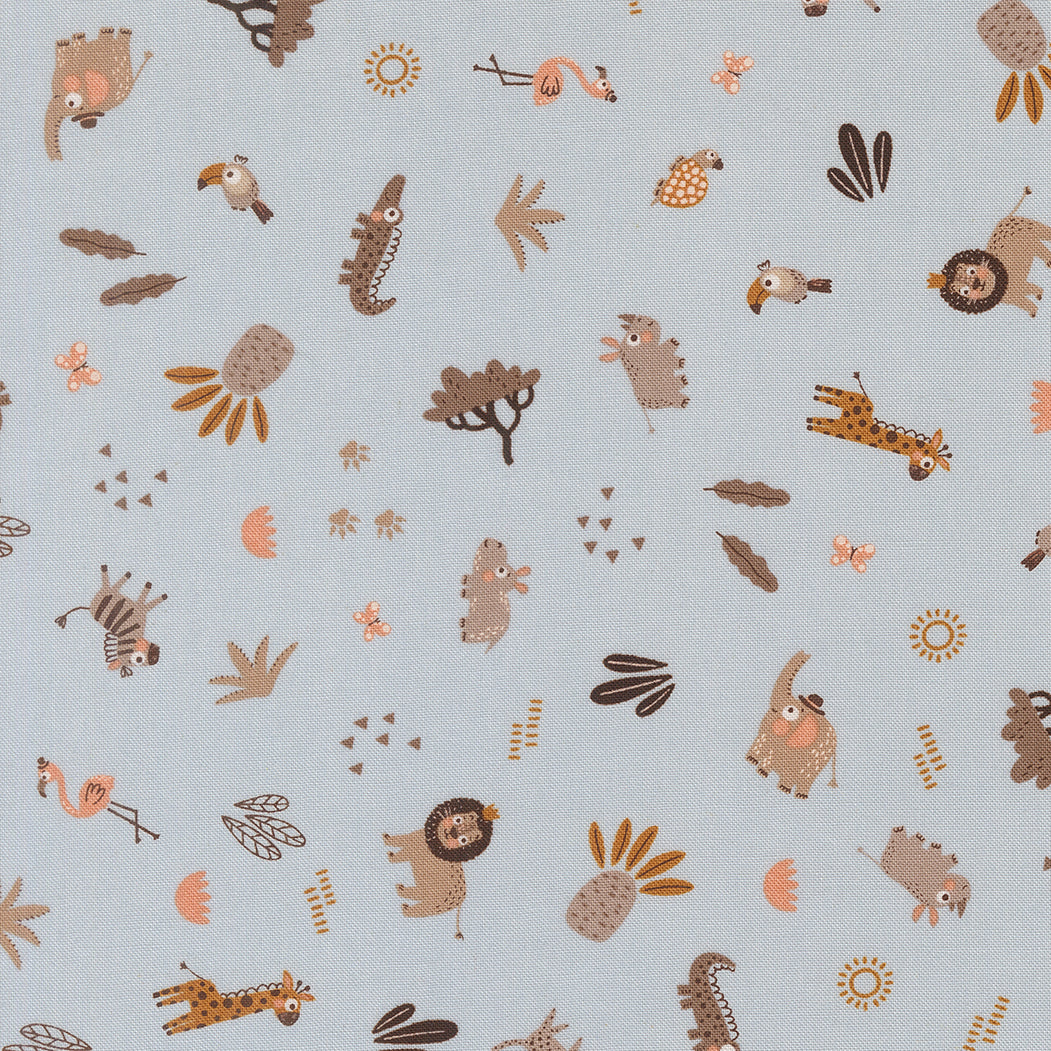 Fabric Moda Sky Safari Mix Wildly Cute Safari by the Quarter Yard 39085-13