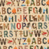 Fabric Moda Cream Alphabet Paper Trails by the Quarter Yard 39593-11