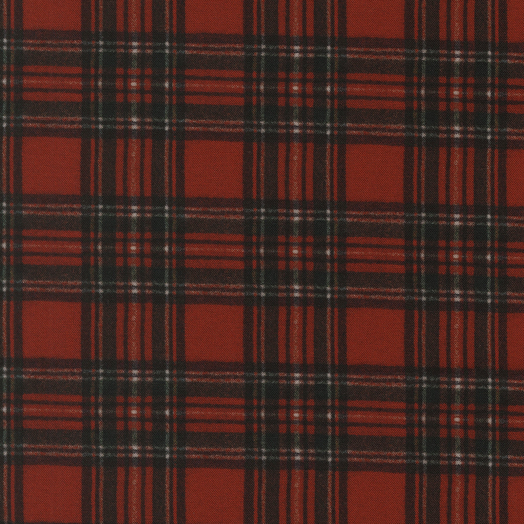 Fabric Moda Campfire Plaid Paper Trails by the Quarter Yard 39596-14