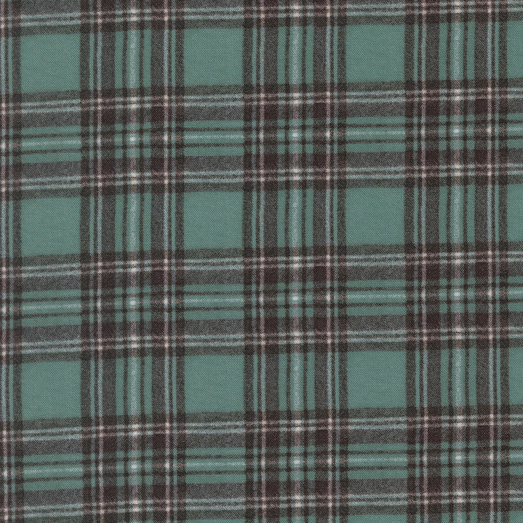 Fabric Moda Pond Plaid Paper Trails by the Quarter Yard 39596-18
