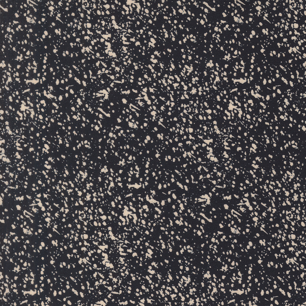 Fabric Moda Navy Speckled Enamelware Paper Trails by the Quarter Yard 39599-19