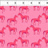 Fabric In The Beginning Pink Horses Go Cowgirl! by the Quarter Yard 3GC-1