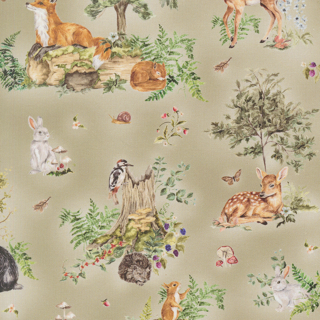 Fabric Moda Sage Beneath the Trees Fable and Fern by the Quarter Yard 40060-13
