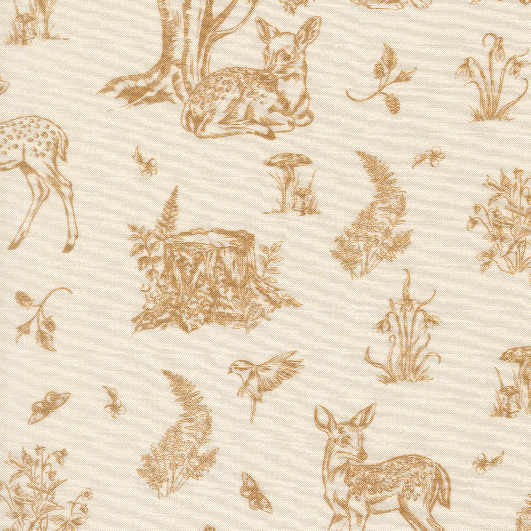 Fabric Moda Golden Fawns Fables Fable and Fern by the Quarter Yard 40062-12